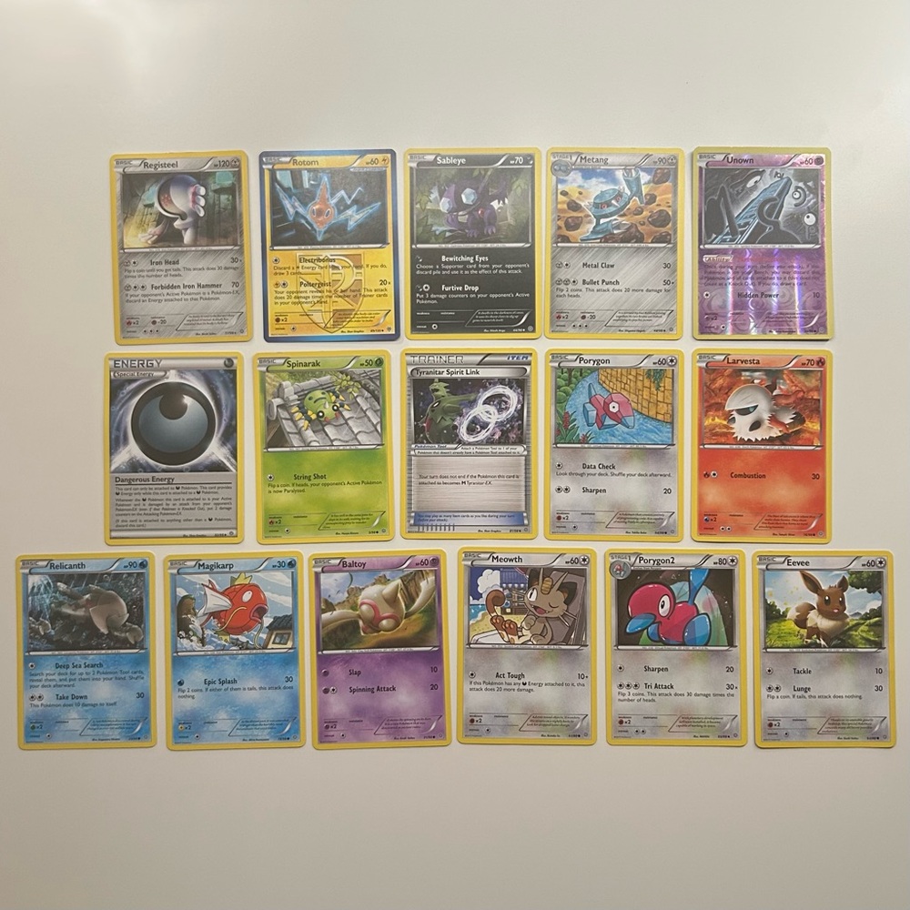 2015 Ancient Origins Pokemon Card Lot